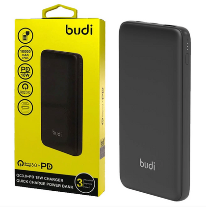 Budi QC3.0+PD 18W Quick Charger Power Bank 10000Mah 086